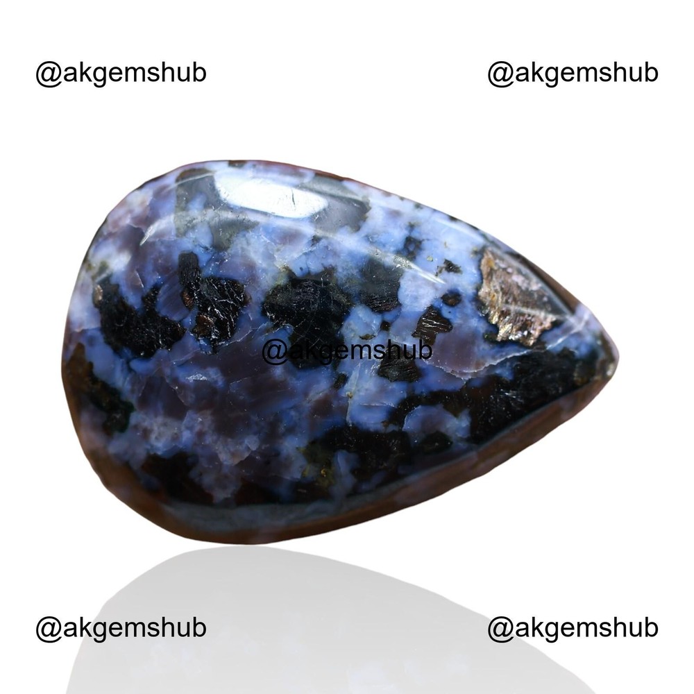 39.00 Cts Natural Pear Gabru Jasper Cabochon Artisan Necklace Making 32x22x6 mm