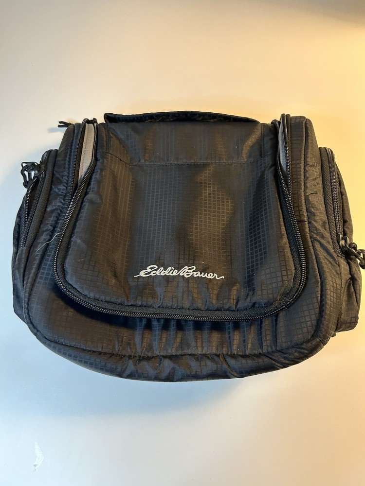 Eddie Bauer Expedition Black Travel Dopp Kit Luggage Bag
