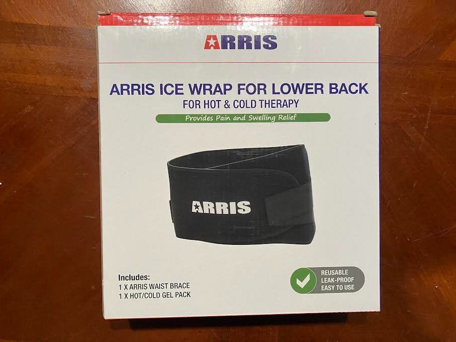 ARRIS Hot Cold Therapy Ice Pack Wrap for Lower Back Pain Relief  