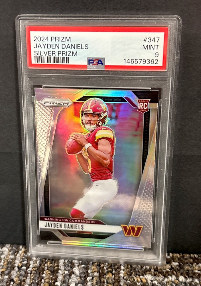 2024 Prizm Jayden Daniels Silver Prizm🔥PSA 9 Mint Rookie