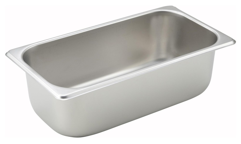 1/3 Size Pan, 4-Inch,Stainless Steel,Medium, 12.75