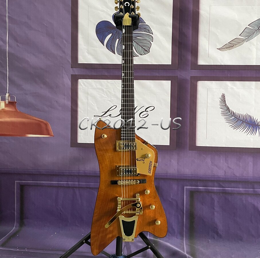 Jupiter Thunderbird G6199 Electric Guitar Billy Bo Mahogany Body Antique Natural