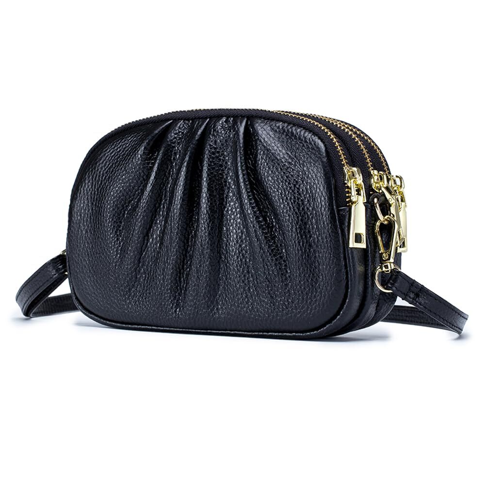 Small Crossbody Bag for Women Trendy，Genuine Leather Crossbody Cell Phone Pur...