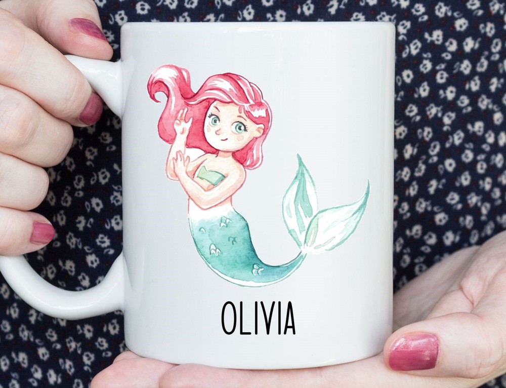 Personalized Mermaid Mug Mermaid Gift Ideas Mermaid Cup Mermaid Present M230