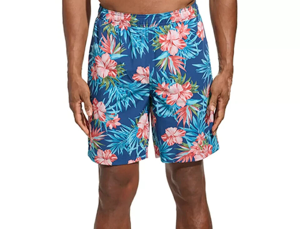 Kirkland Signature Men's Stretch Swim Shorts, Blue, Size XXL