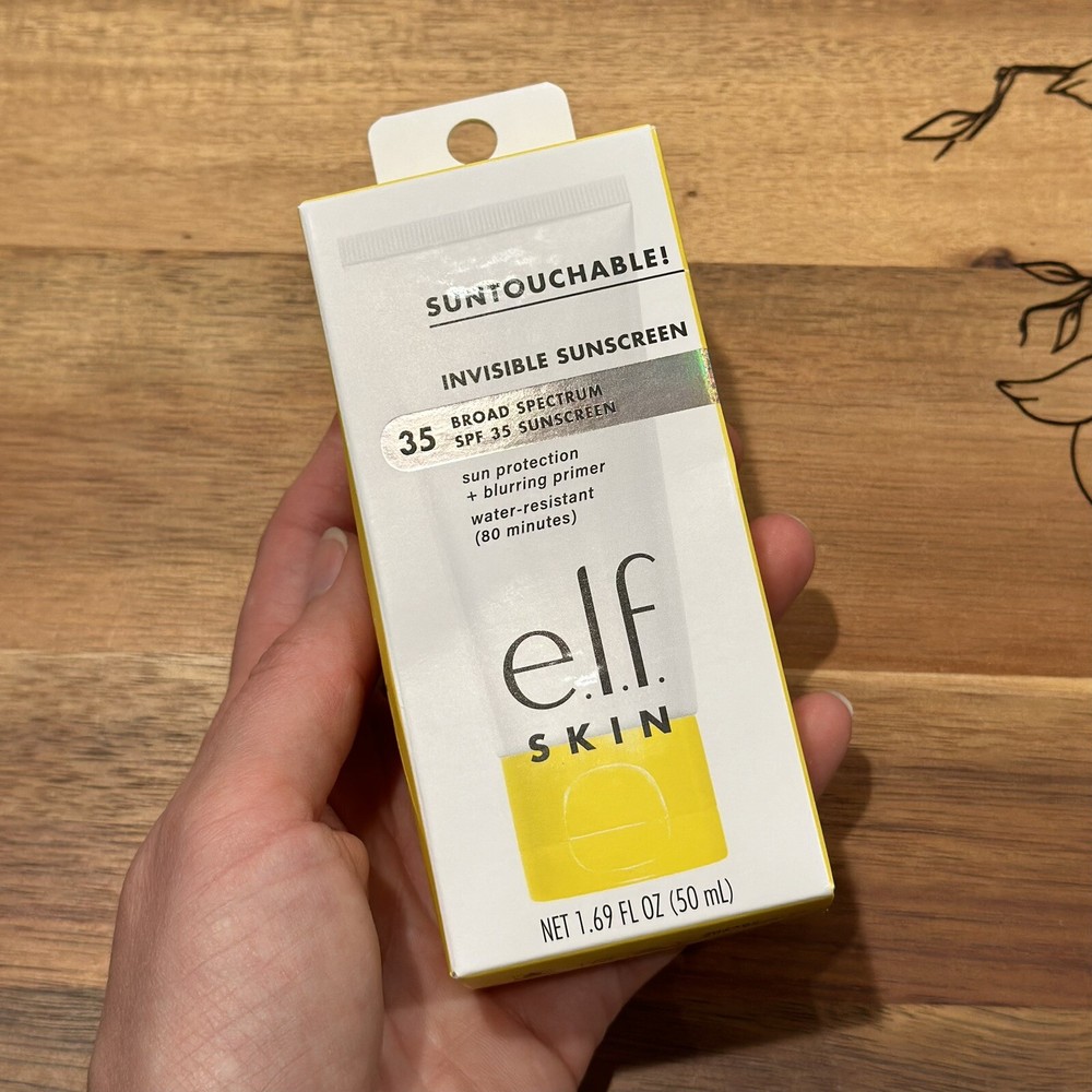 e.l.f. SKIN Suntouchable Invisible Sunscreen SPF 35 1.69 fl oz New In Box
