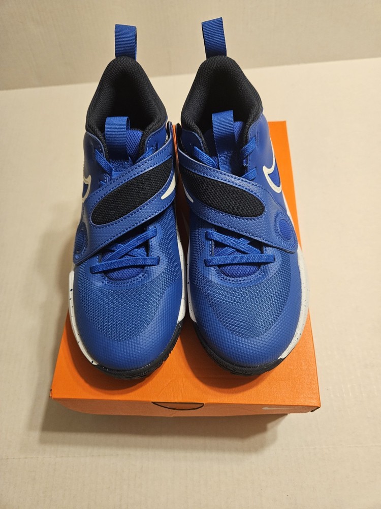 Nike Team Hustle D 11 Youth Size 5Y Royal Blue Basketball Shoes DV8996-400 New