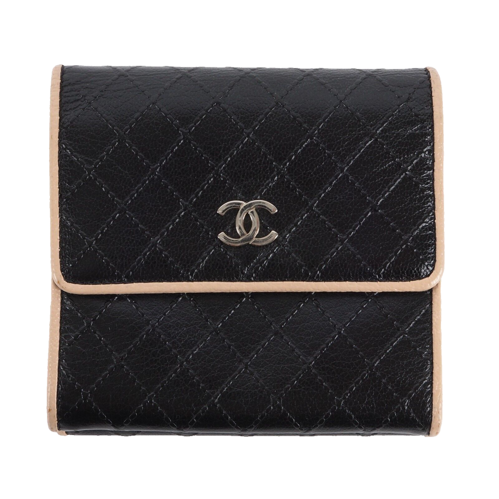 CHANEL Bicolore Wild Stitch Double Flap Wallet Cruise Line €920