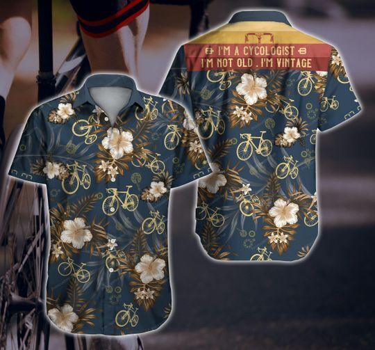 Cycling Vintage Tropical 3D HAWAII SHIRT US Size Christmas Gift Halloween Gift