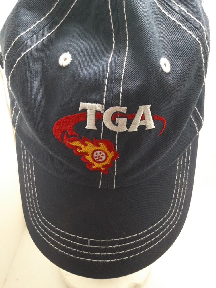 Gard Genuine Sports TGA Baseball Cap Hat Strap-Back Blue Adult Adjustable Golf