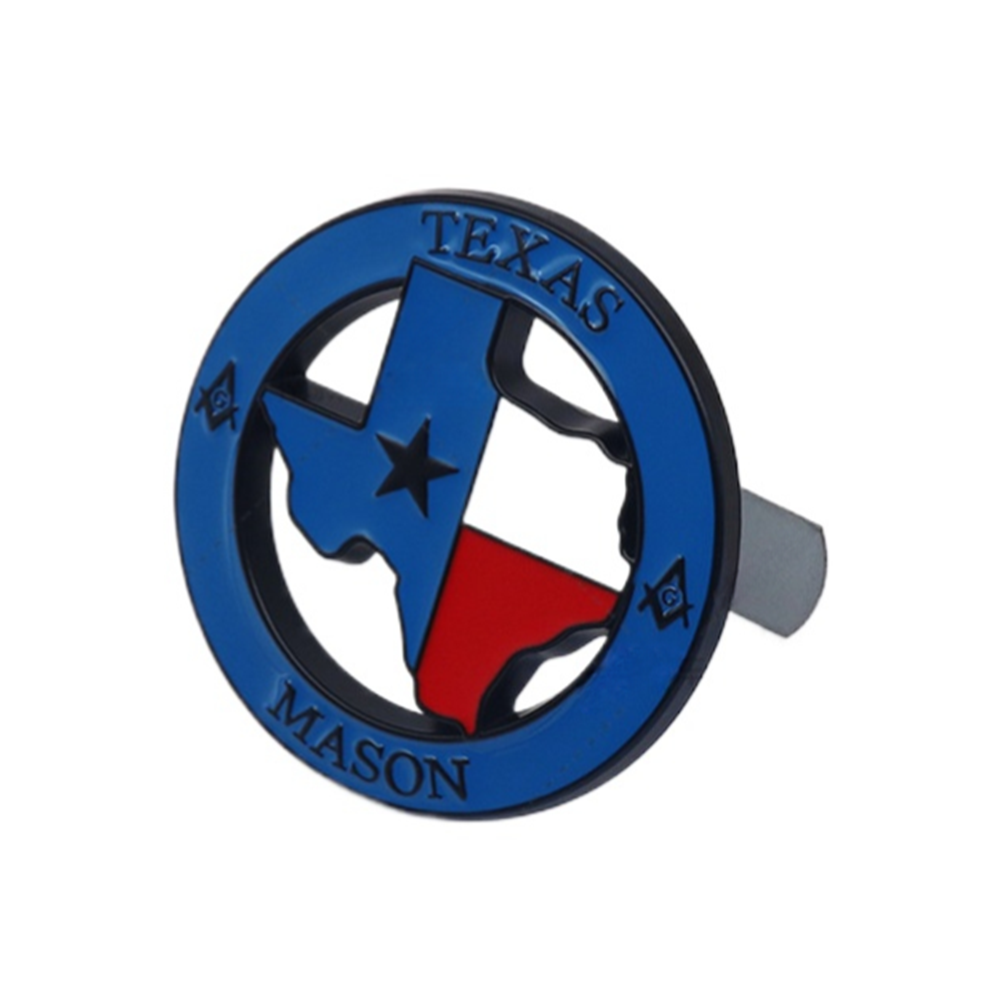 Black TEXAS MASON Front Grille Emblem for Ram Sierra Tahoe Titan Tundra F150