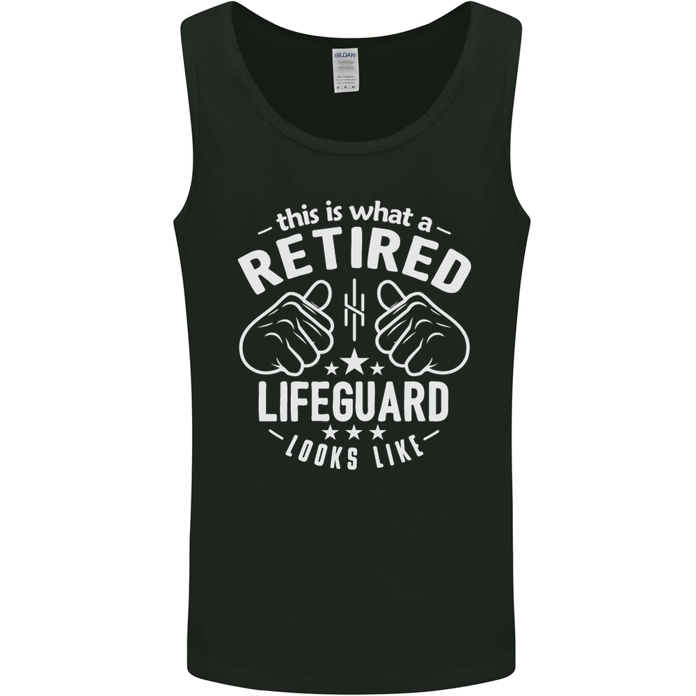 This Is What a Retired Lifeguard Looks Like Mens Vest Tank Top