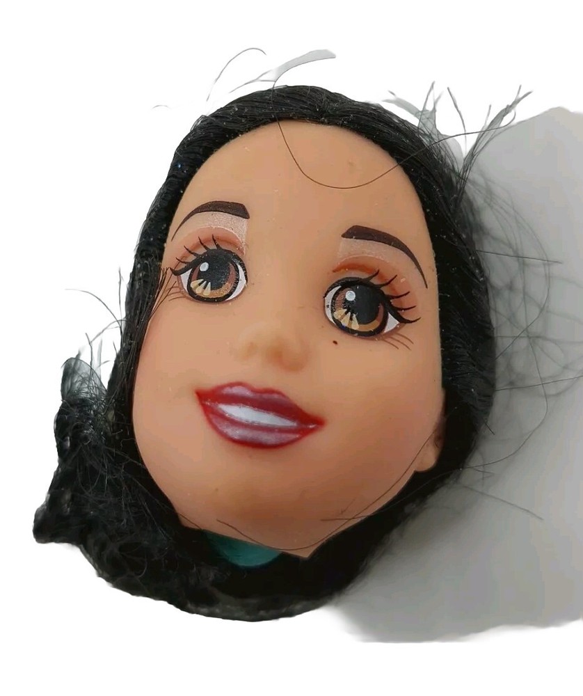 Barbie Doll Disney Princess Snow White Replacement Head Black Hair