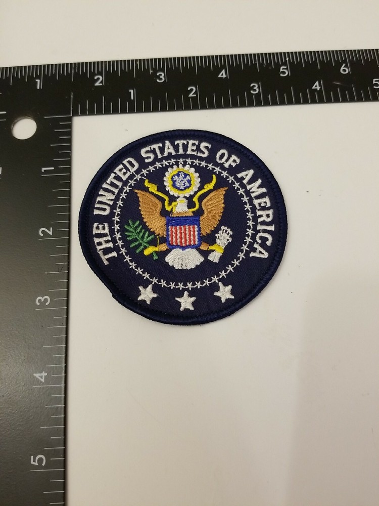 Vintage Navy Blue United States Of America Eagle Patch