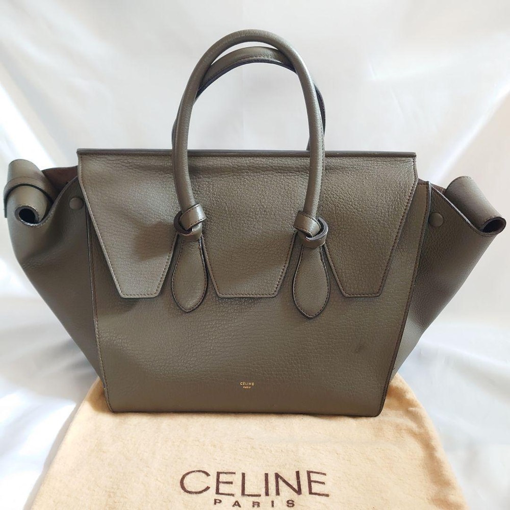 Celine Tie Bag Leather Handbag