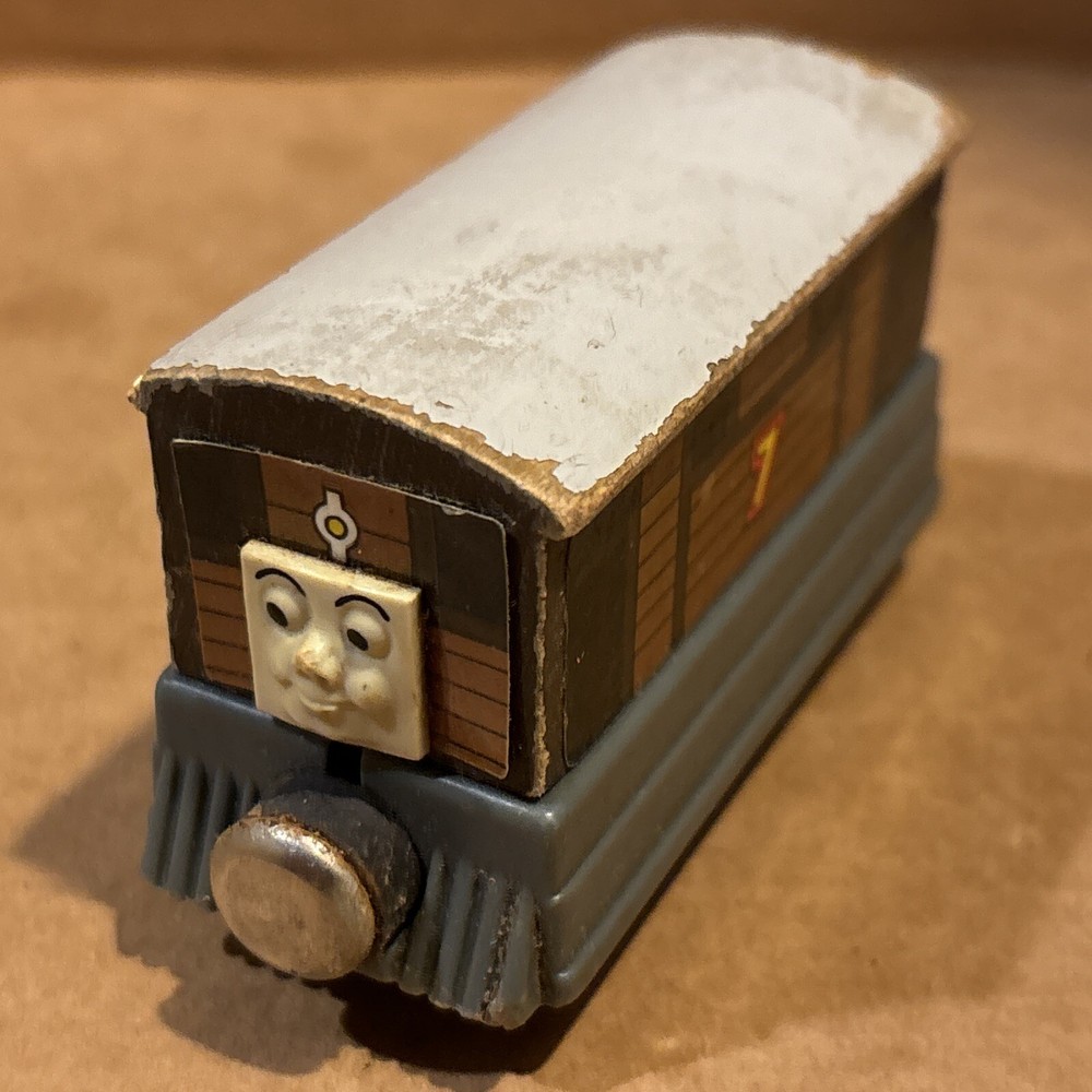 TOBY 1st Edition 1992 Vintage Thomas & Friends Wooden Railway Train Coach Staples