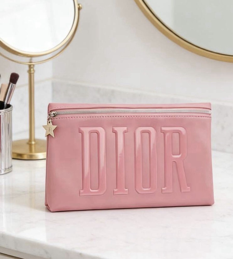 Dior Beaute Backstage Pink Makeup Cosmetic Bag NIB GWP