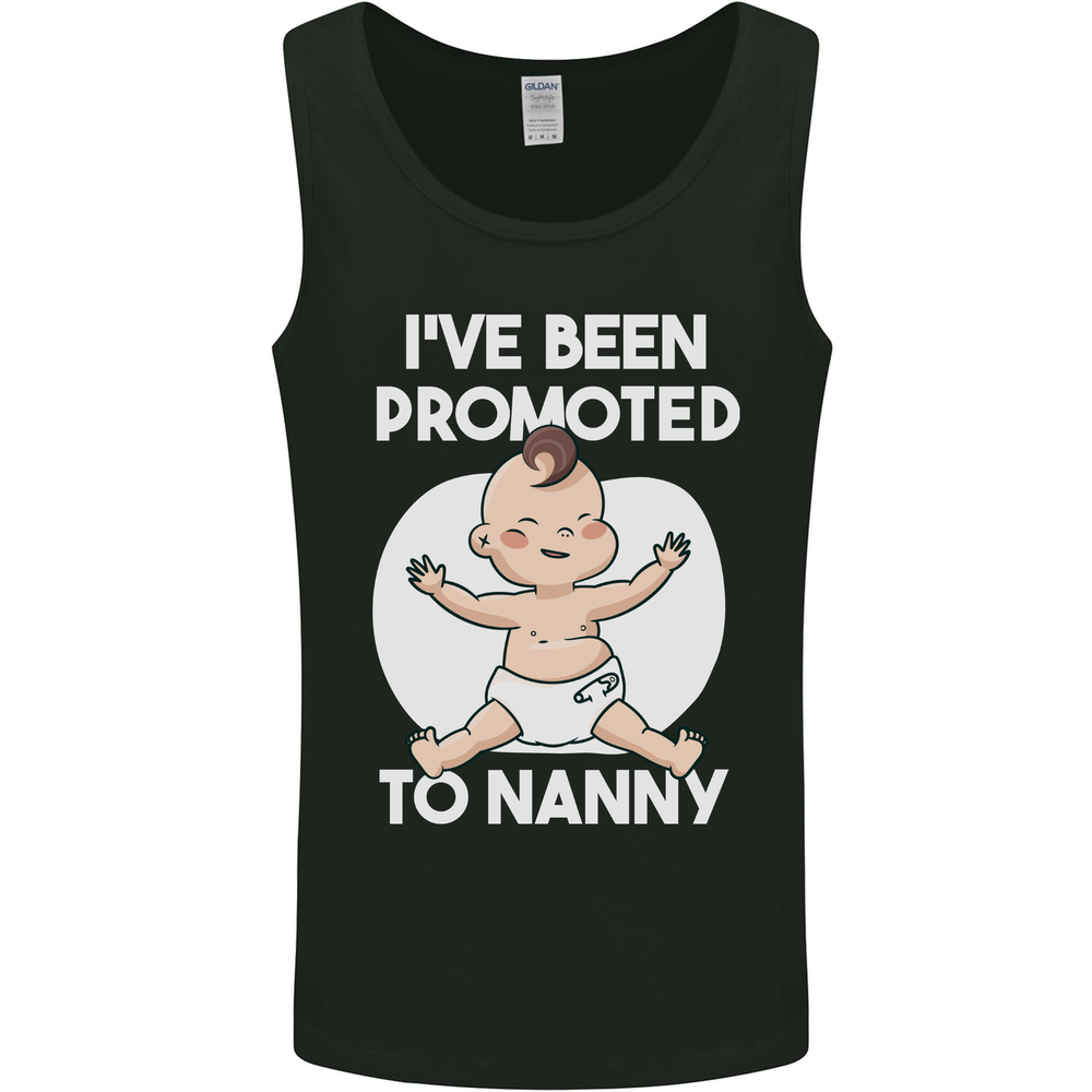 Promoted to Nanny Funny Baby Boy Girl Mens Vest Tank Top