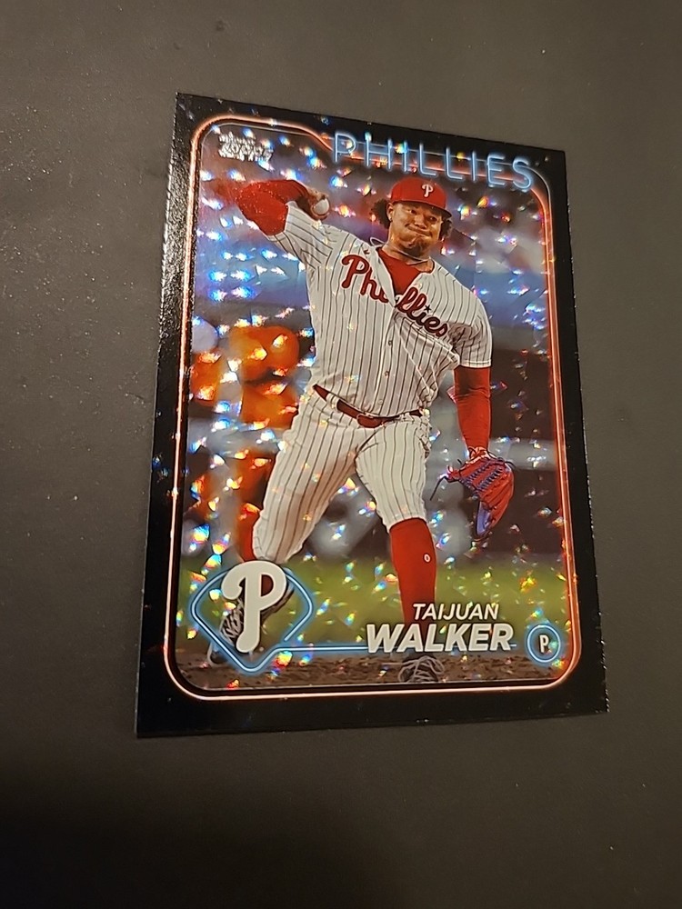 2024 Topps Series 2 Taijuan Walker #643 Black Foil Parallel