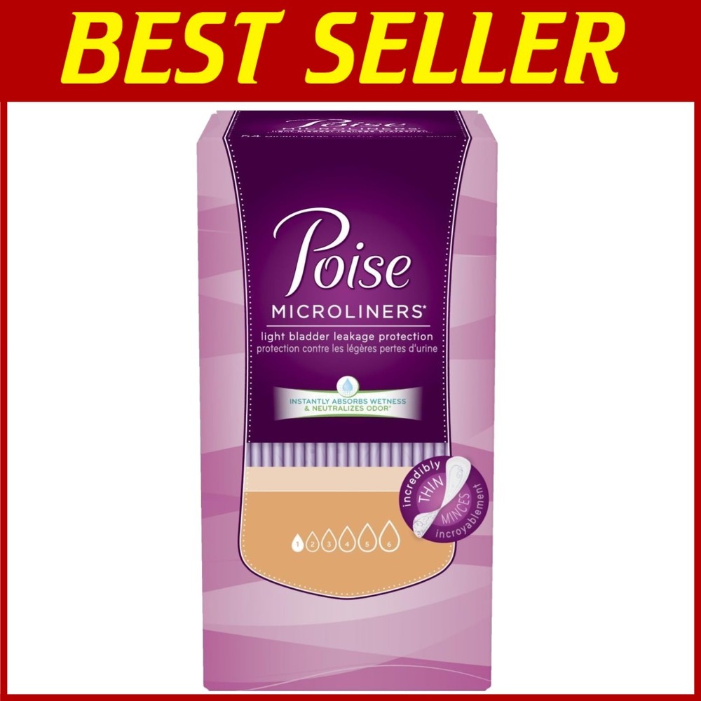 Lightweight Comfortable Panty Liners 100 Count Individually Wrapped