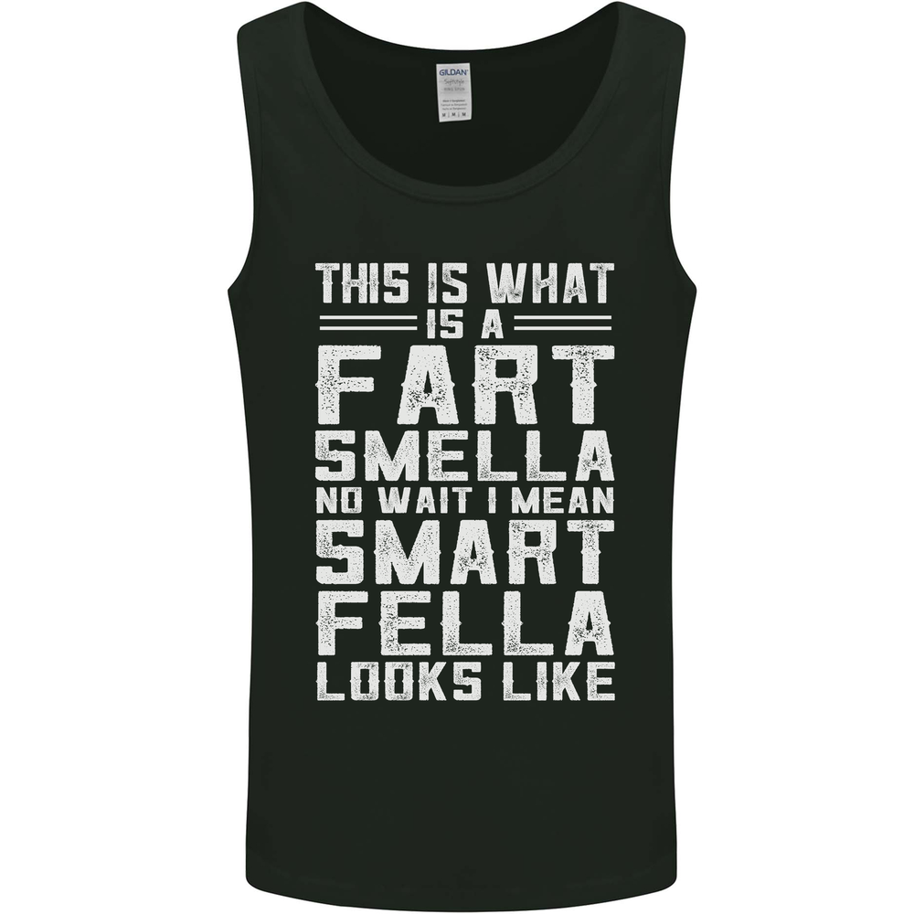 What a Fart Smella Looks Like Funny Slogan Mens Vest Tank Top
