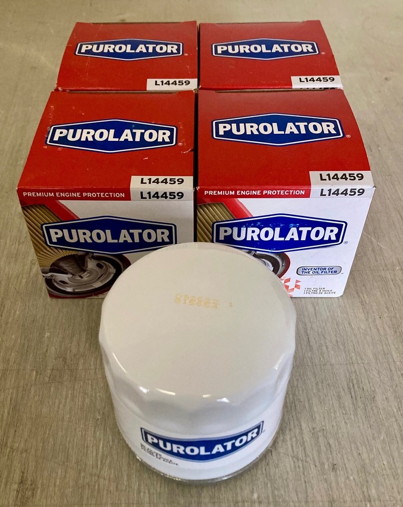 4-Pack Purolator L14459 Oil Filter Fits PH3593A PH9688 PH2808 V4459 1334 51334