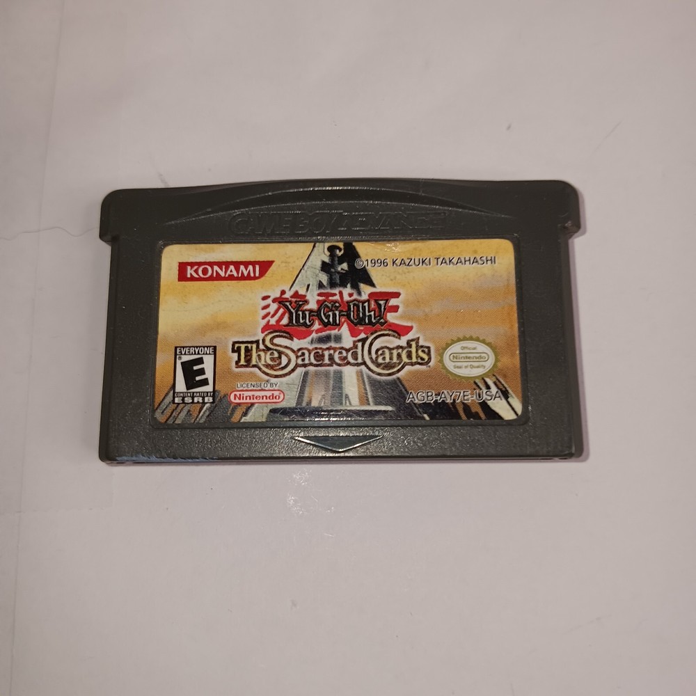 Yu-Gi-Oh The Sacred Cards ( Nintendo Game Boy Advance GBA ) Authentic Tested
