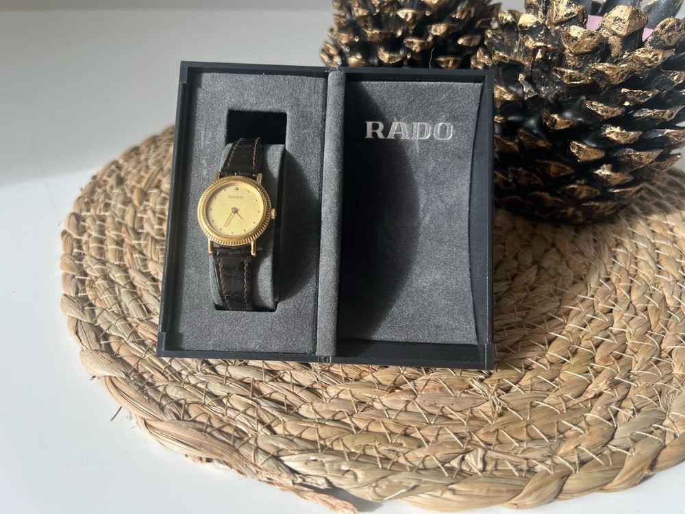 Vintage Rado Gold-Filled Women's Watch with Diamond Accent