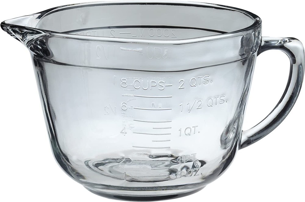 Anchor Hocking 77898 Glass Batter Mixing Bowl with Handle  