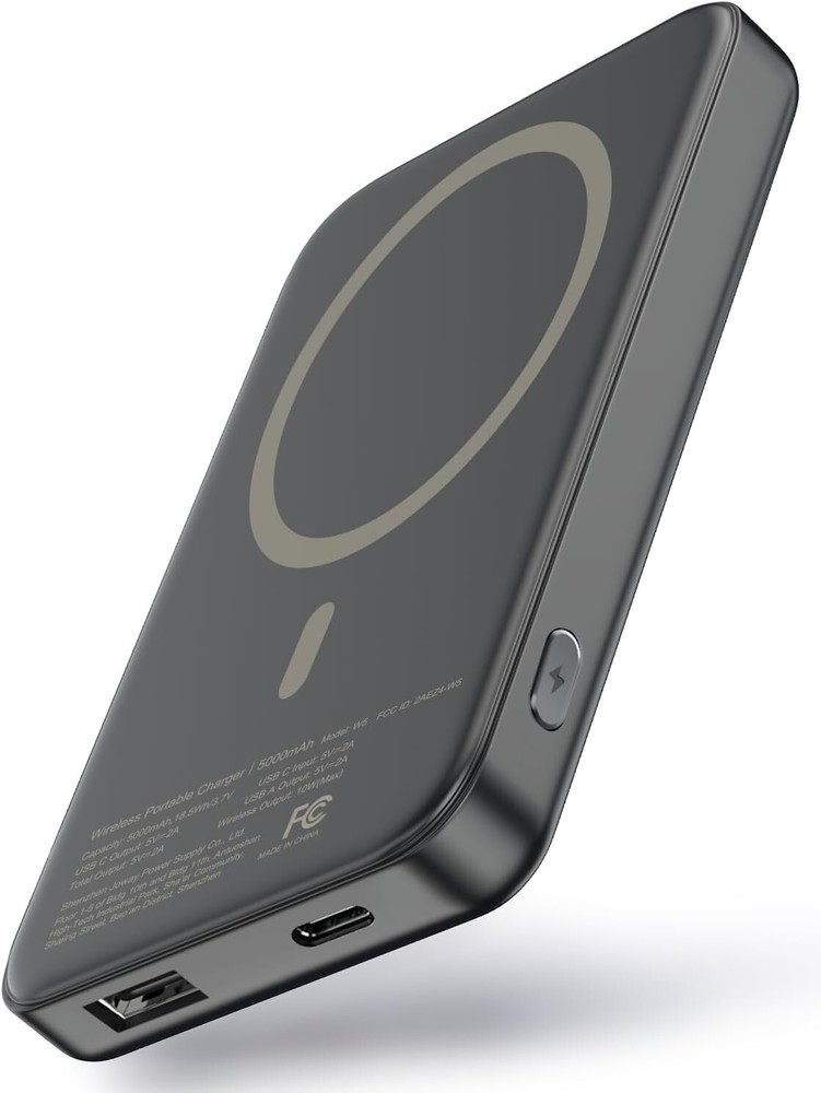 5000mAH Wireless Magnetic Power Bank Portable Charger for iPhone