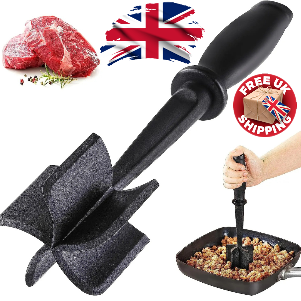 Non-Stick Meat Chopper & Mincer Tool, Heat-Resistant Kitchen Utensil, Easy Clean