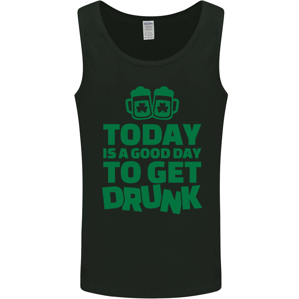Good Day to Get Drunk St Patricks Day Mens Vest Tank Top