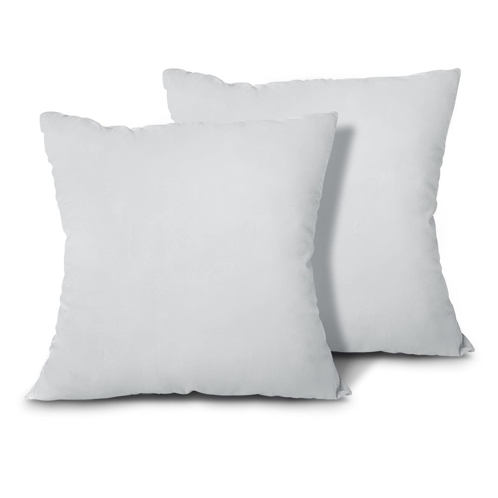 Throw Pillow Inserts, Set of 2 Lightweight Down Alternative Polyester Pillow,...