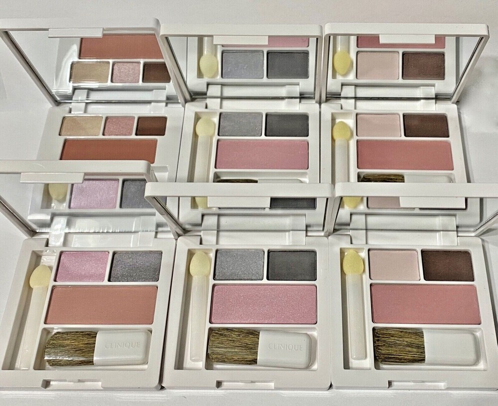 Clinique All About Shadow DUO Colour Surge Eye Quad Palette Blush Powder U PICK