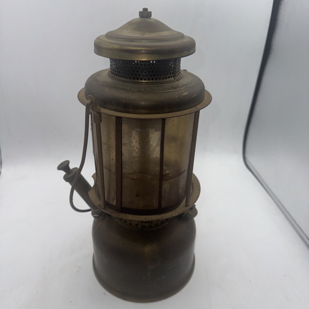 Vint. Colman Quick Lite, Nickel Cap & Base Lantern Untested 1930’s Date Code 6/3