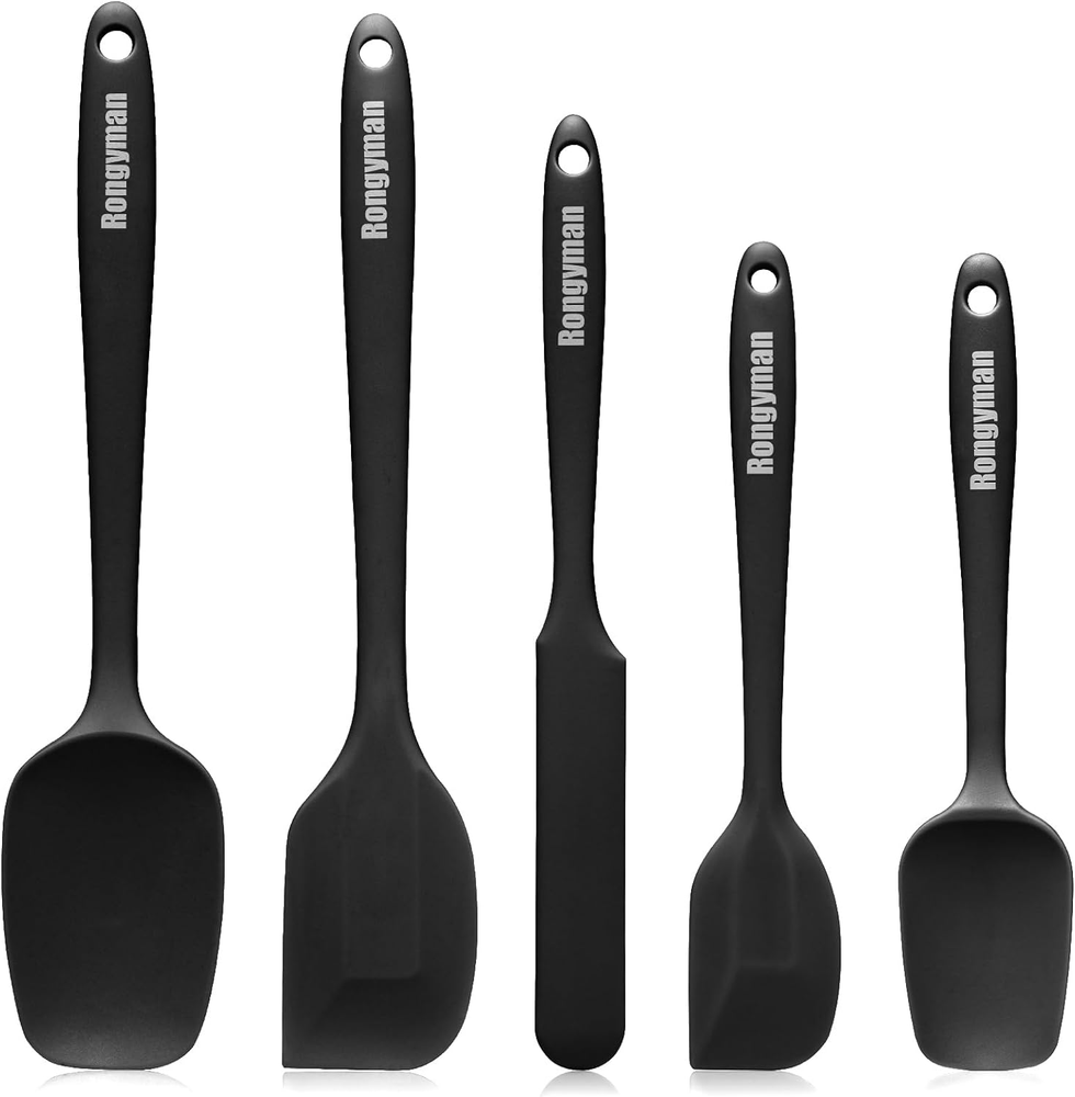 Silicone Spatula Set of 5 Spatulas Silicone Heat Resistant 446°F Kitchen Spatula