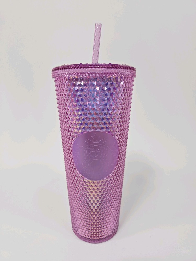 Disney World 50th Anniversary Pink Studded Starbucks 24oz Venti Tumbler Cold Cup