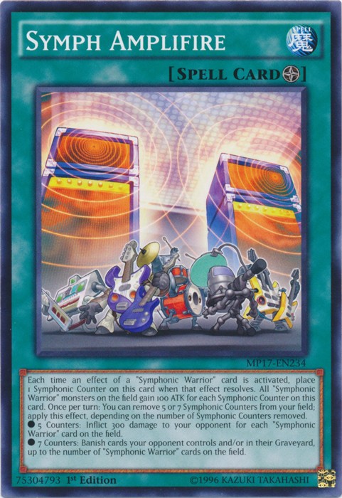 Symph Amplifire MP17-EN234 Common 1st Edition NM 2017 Mega Tin Single