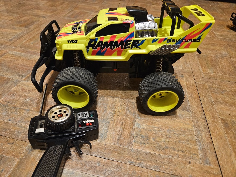 Tyco Hammer 9.6V Rare Working Vintage RC Car