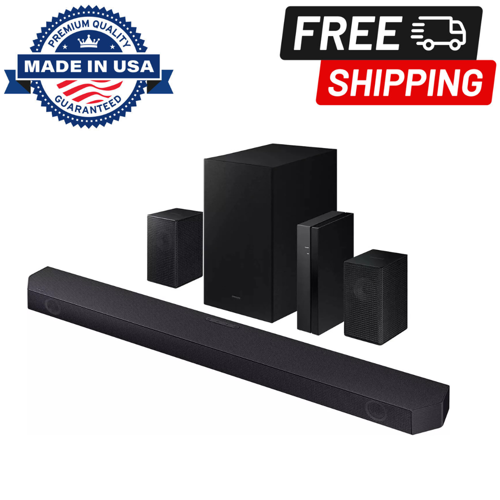 Samsung Q-series 5.1 Channel Sound Bar with Wireless Subwoofer, Q-Symphony - New