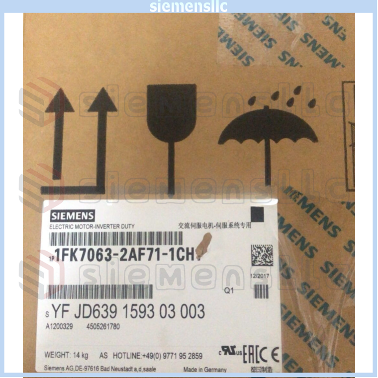 1FK7063-2AF71-1CH0 Siemens Servo Motor Expedited Shipping UPS Express New