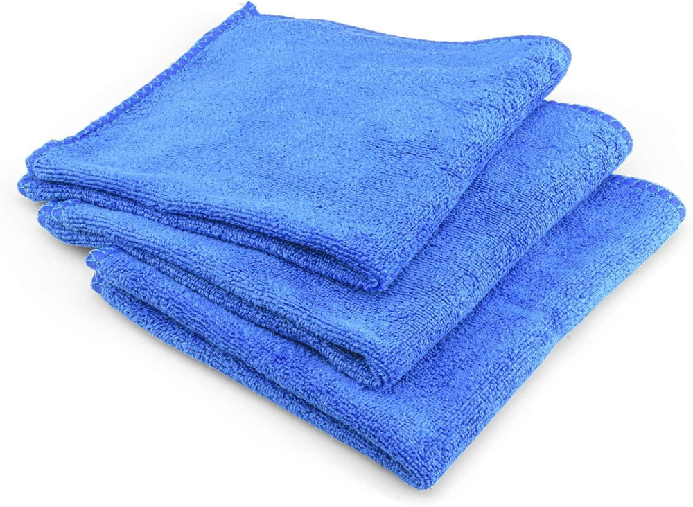 3 Pcs Microfiber Cleaning Cloth Towel Rag Car Polishing Scratch Free Ultra Soft