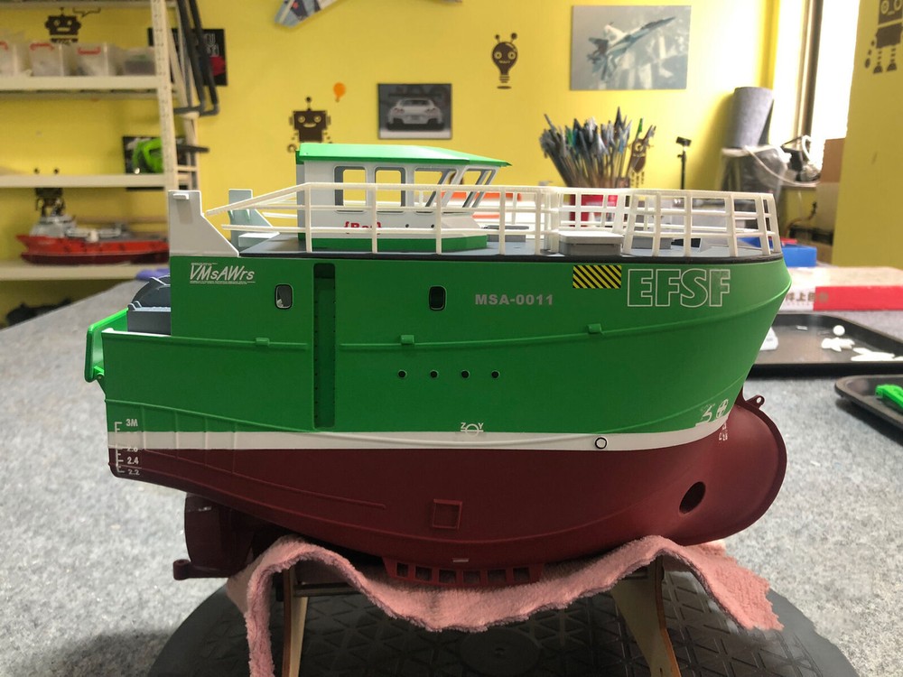 AQURUS 1:48 291 mm Tug Boat RC Model Ship Kit 3D Print Kit DIY Collect Gift