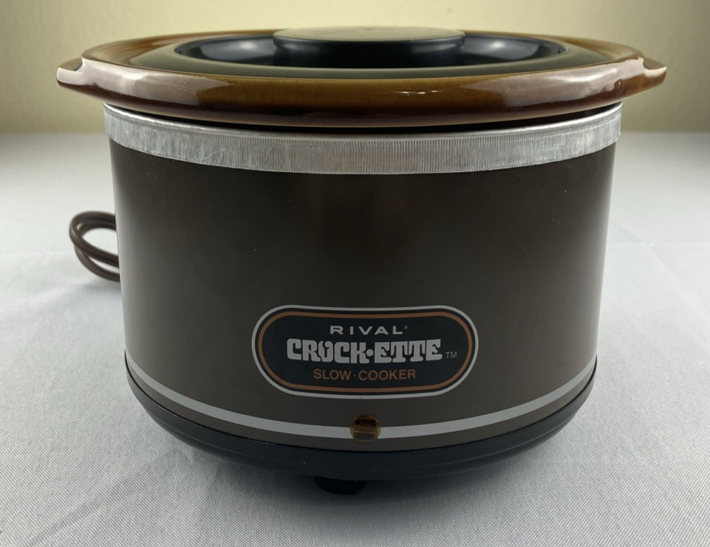Rival Crock-ette Slow Cooker Mini Crock Pot 1 Qt Model 3200/2 Brown