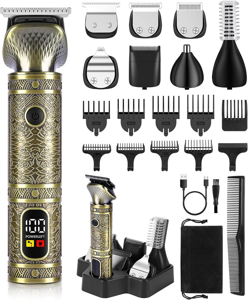 Beard Trimmer for Men, Electric Razor Shavers for Men, Professional Zero Gapped