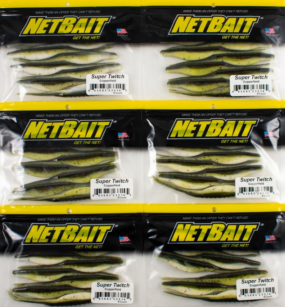 (LOT OF 6) NETBAIT SUPER TWITCH 5