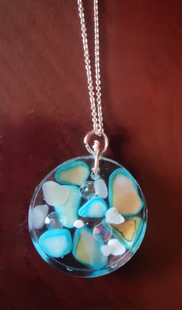 Handcrafted Resin  Necklace