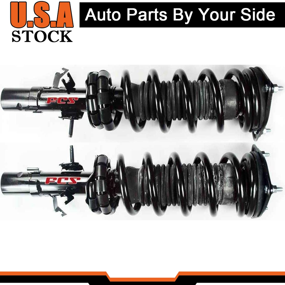 Front Struts With Sway Bar For 2004-2006 Infiniti G35 3.5L X Model Lifetime W.