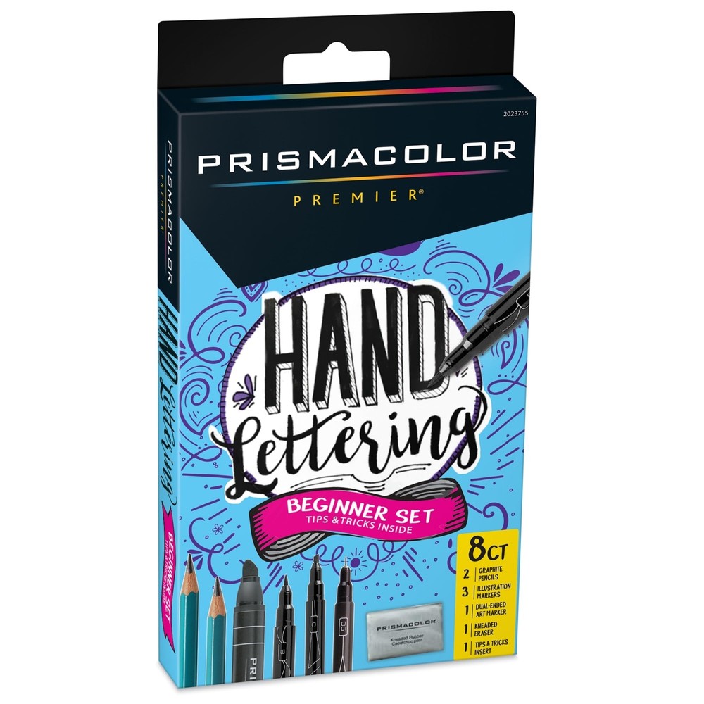 Prismacolor Premier Beginner Hand Lettering Set With Illustration Markers, Ar...
