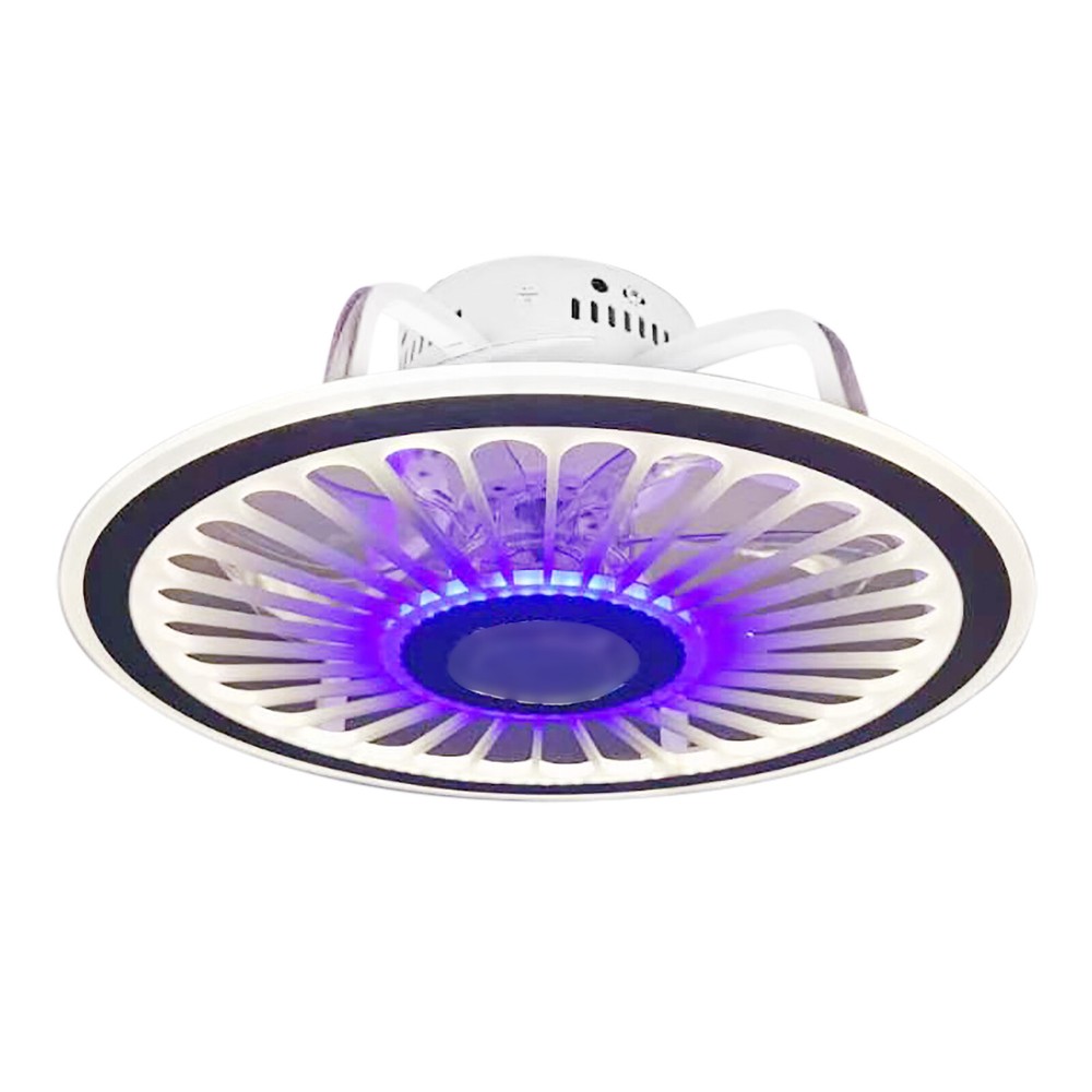 Modern Ceiling Fan Light LED Light Remote Control Semi Flush Mount Lamp Dimmable